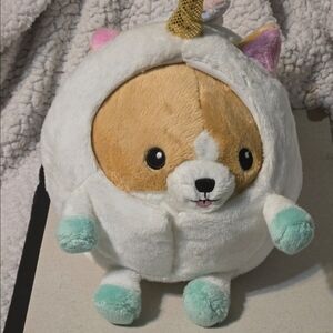 Squishable Undercover Corgi In Unicorn Plush Toy